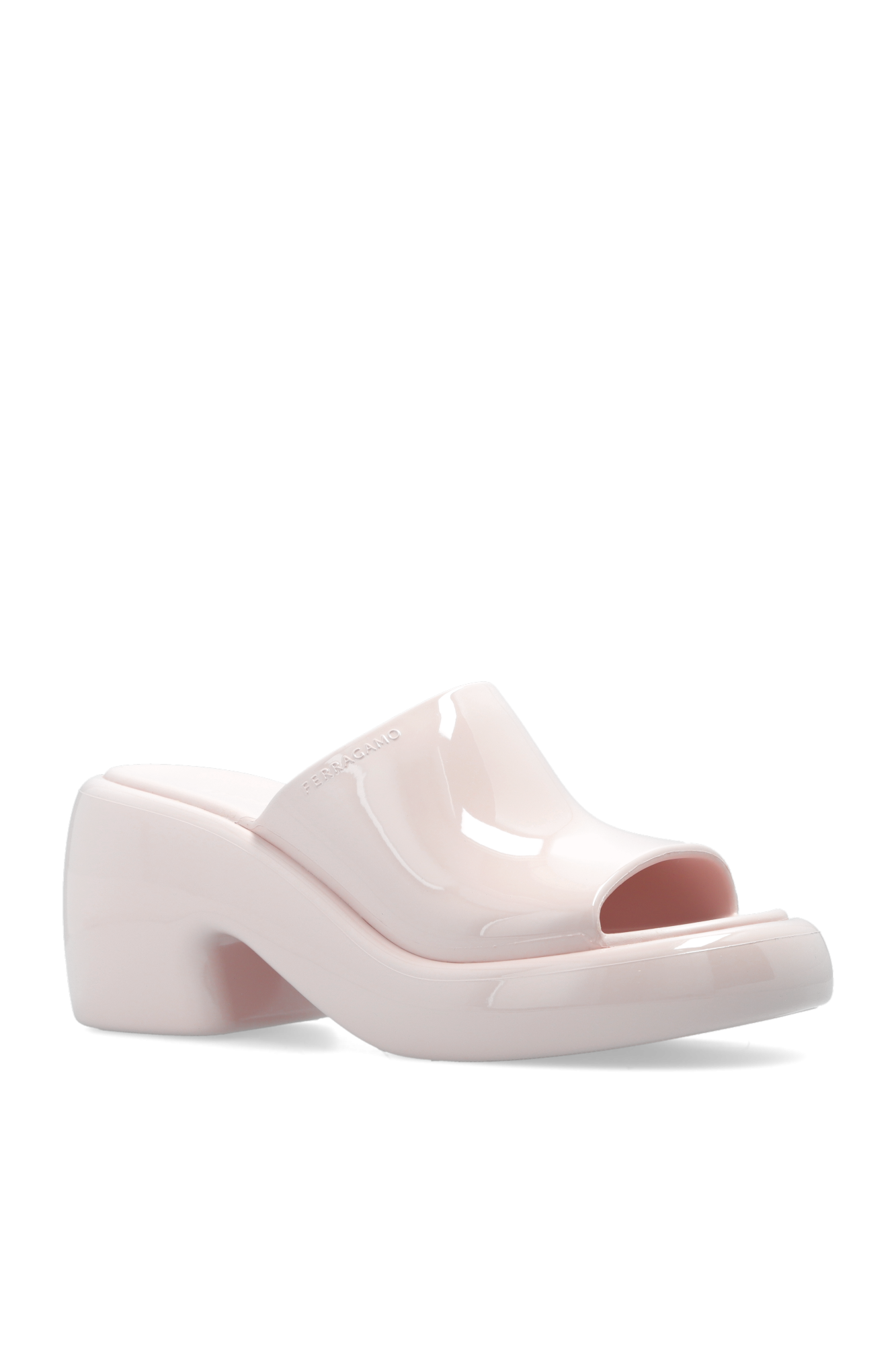 Ferragamo slides womens on sale pink